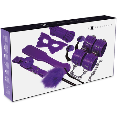 Set BDSM in Pelle Sintetica con 8 Accessori per Principianti